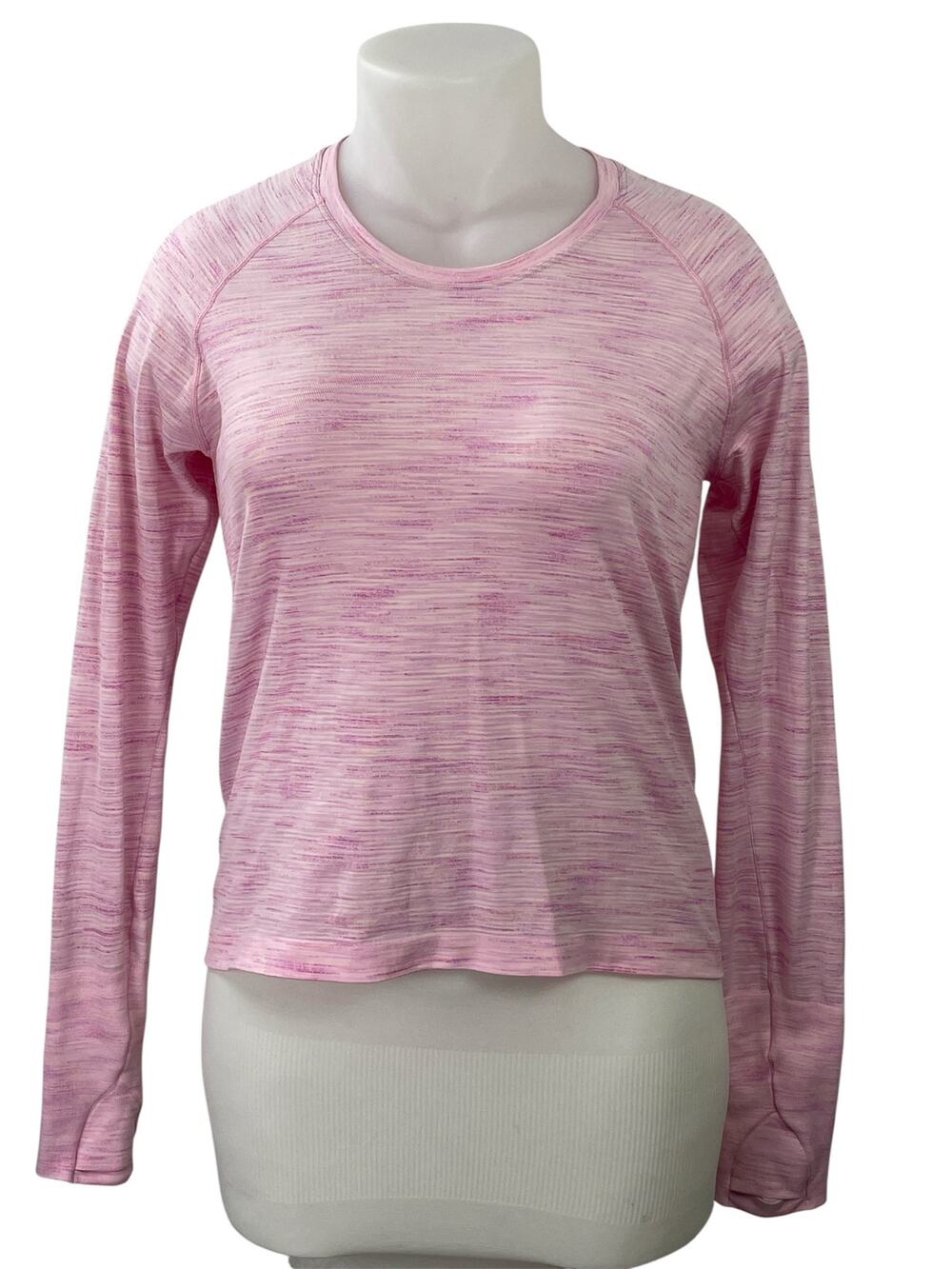 Lululemon Swiftly Tech 2.0 Race Pink Long Sleeve Activewear Tee T-Shirt Top 14